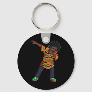 Mens Dabbing Afrikanischer Amerikaner Juneteenth B Schlüsselanhänger