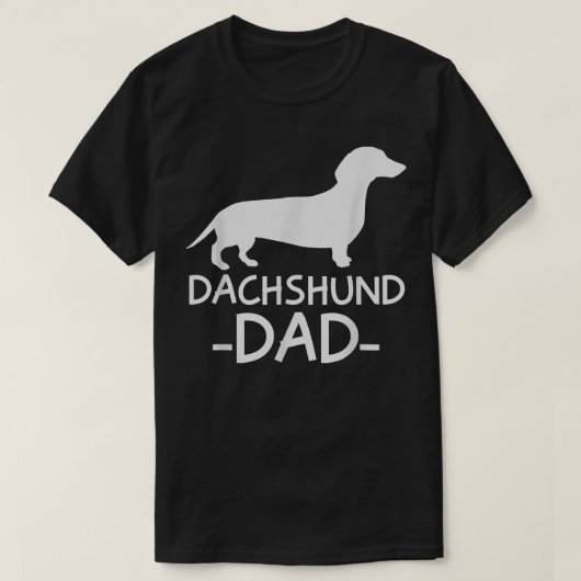 Mens Dachshund Dad Weiner Weenie Apparel dog lover T-Shirt (Design vorne)