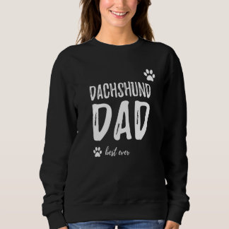 Mens Dackel Hund Vater Beste Idee Sweatshirt