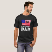 Mens Dad Father Graphic Gymnast Gymnastics Acrobat T-Shirt (Vorne ganz)