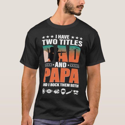 Mens Dad Kid Fathers Day Graphic T-Shirt (Vorderseite)