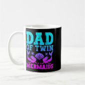 Mens Dad Of Twins Mermaid Father's Day Pregnancy A Kaffeetasse (Links)