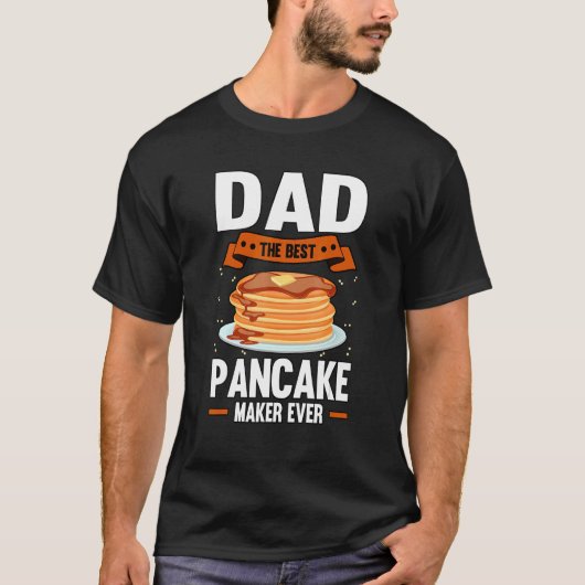 Mens Dad Pancake Maker T-Shirt (Vorderseite)