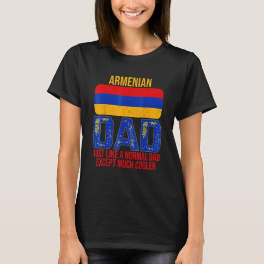 Mens Dad The Man The Myth The Armenian Legend Arme T-Shirt (Vorderseite)