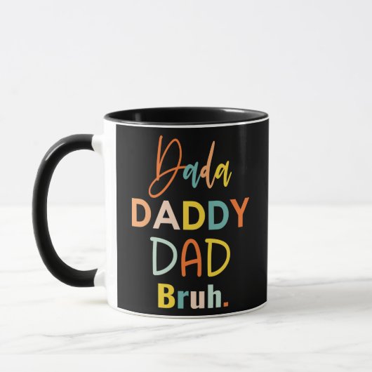 Mens Dada Daddy Vater Bruh Daddy and Me Funny Funn Tasse (Links)