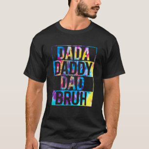 Mens Dada Daddy Vater Bruh Fathers Day Vintag T-Shirt