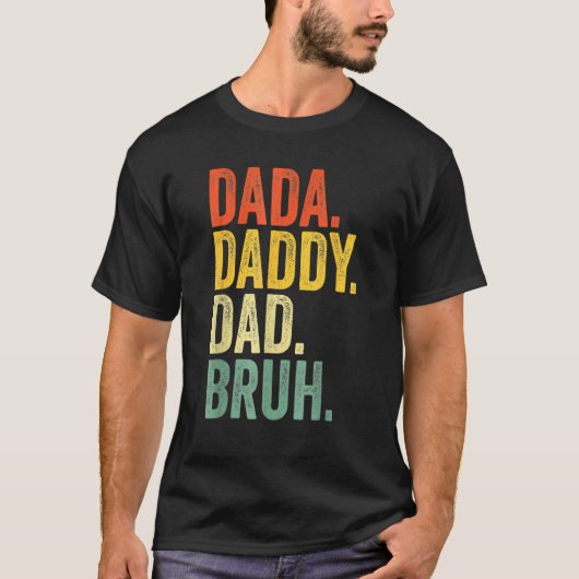 Mens Dada Daddy Vater Bruh Vater 23 T-Shirt (Vorderseite)