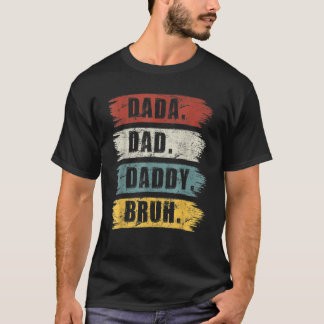 Mens Dada Daddy Vater Bruh Vater 2 T-Shirt