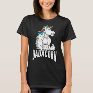 Mens Dadacorn Unicorn Vater Vater zu sein Bodybuil T-Shirt