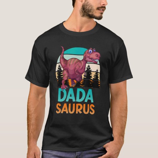 Mens Dadasaurus Papasaurus Daddy 1 T-Shirt (Vorderseite)