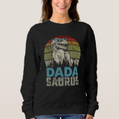 Mens Dadasaurus Rex Dinosaurier Vater Saurus Fathe Sweatshirt (Vorderseite)