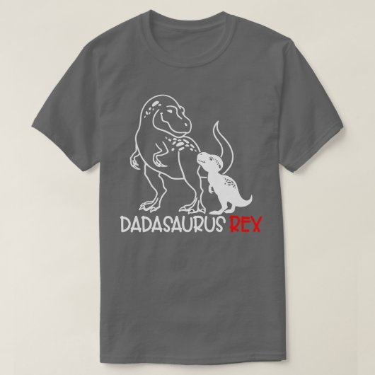 Mens Dadasaurus rex Papa Saurus Men Vater Daddy T-Shirt (Design vorne)