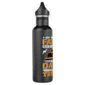 Mens Daddy And a Trucker Quote Semi Truck Driver M Edelstahlflasche (Links)