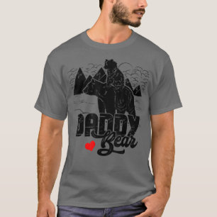 Mens Daddy Bear Niedlich Baby Cub Papa Vater A Pop T-Shirt