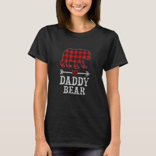 Mens Daddy Bear Niedlich Baby Papa Vater Vatertag T-Shirt