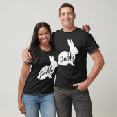 Mens Daddy Bunny Rabbit Pater Vater Ostern T-Shirt (Unisex)