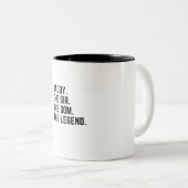 Mens Daddy, der Dom, das legendäre Hemd Zweifarbige Tasse (VorderseiteRechts)