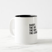 Mens Daddy, der Dom, das legendäre Hemd Zweifarbige Tasse (Vorderseite Links)
