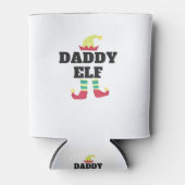 Mens Daddy Elf Funny Matching Weihnachtsgeschenk Dosenkühler (Vorderseite)