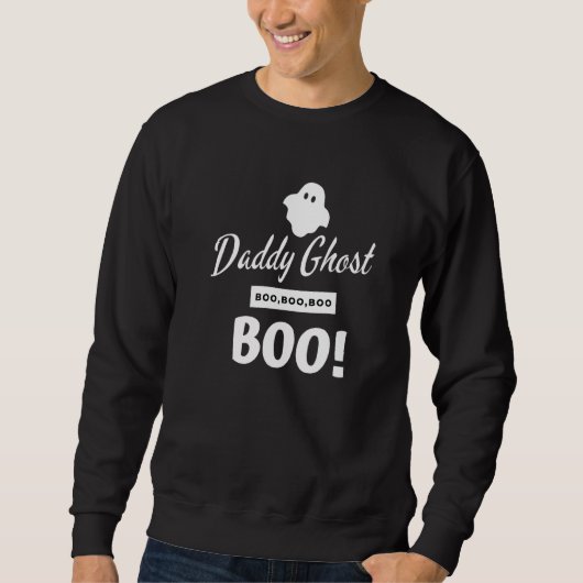 Mens Daddy Ghost Halloween Sweatshirt (Vorderseite)