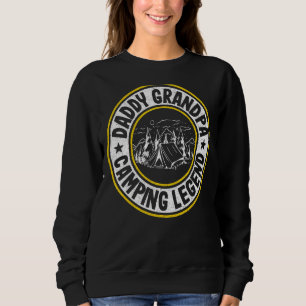 Mens Daddy Grandpa Camping Legend Rv Camper Vater Sweatshirt