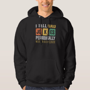 Mens Daddy I Tell Vater Jokes regelmäßig Vater Fat Hoodie