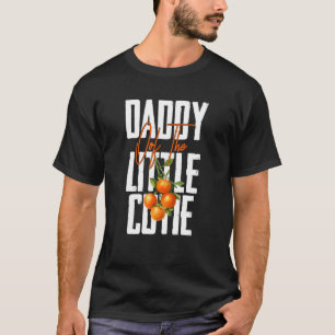 Mens Daddy Little Süsse Babydusche Orange 1. Bir T-Shirt