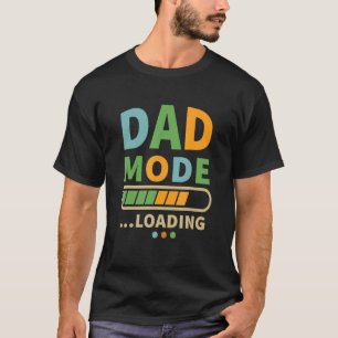 Mens Daddy Loading 2022 Expectant Vater Baby Birth T-Shirt
