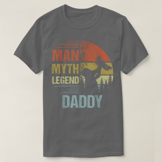 Mens Daddy Myth Legend for Mens & Vater Funny Fawn T-Shirt (Design vorne)