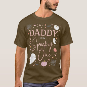 Mens Daddy of the Spooky One Girl First Birthday P T-Shirt