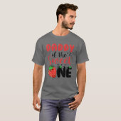 Mens Daddy Of The Sweet One Strawberry 1St First B T-Shirt (Vorne ganz)
