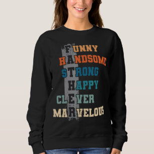 Mens Daddy Papa Vaterschaft Bester Vater je Väter Sweatshirt