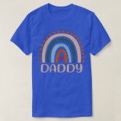 Mens Daddy Rainbow, Boho Rainbow Daddy, Cooler Vat T-Shirt (Design vorne)