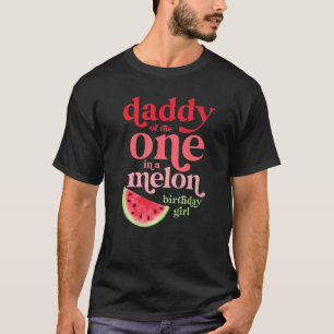 Mens Daddy von dem in einem melonischen Geburtstag T-Shirt