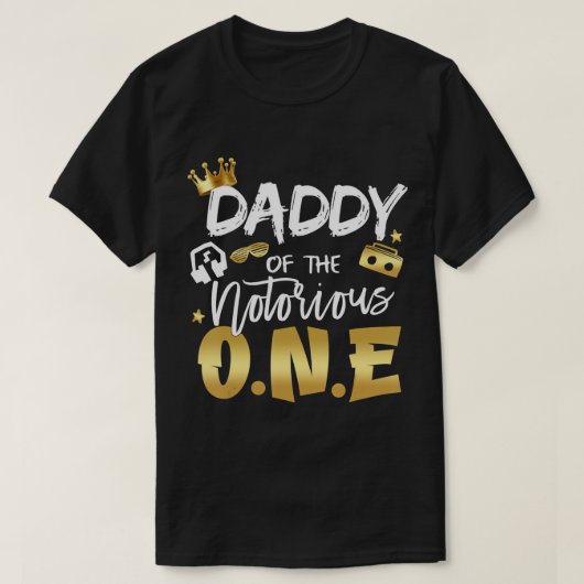 Mens Daddy von der berüchtigten Hip Hop T-Shirt (Design vorne)