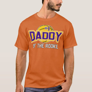 Mens Daddy von Rookie Jahr 1. Geburtstag Basketbal T-Shirt