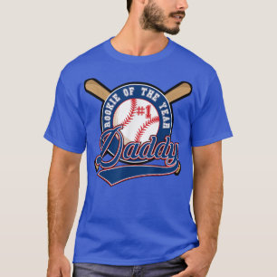 Mens Daddy von Rookie of Year 1. Geburtstag Baseba T-Shirt