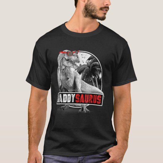 Mens Daddysaurus Rex Vater Dinosaur Daddy Saurus F T-Shirt (Vorderseite)