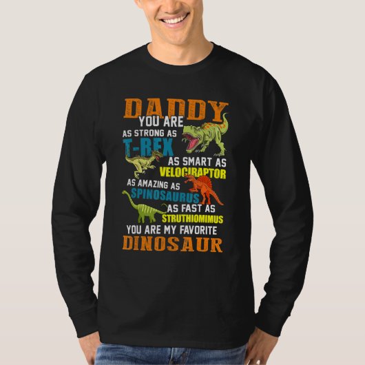 Mens Daddysaurus T Rex Dinosaur Daddy Saurus Famil T-Shirt (Vorderseite)