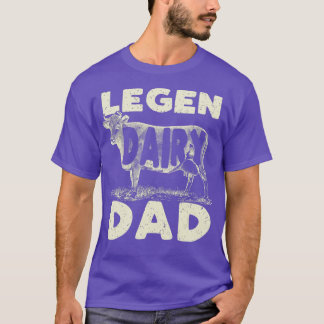 Mens Dairy Vater Cow Fathers Day T-Shirt