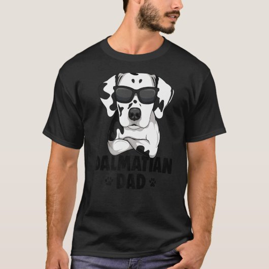 Mens Dalmatian Dog Dad Premium T-Shirt (Vorderseite)