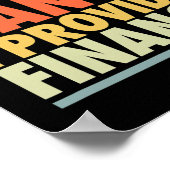 Mens Dance Vater Funny Dancer Vater Finance Joke Poster (Ecke)