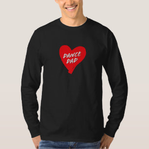 Mens Dance Vater Funny Dancer Vater Niedliches Rot T-Shirt
