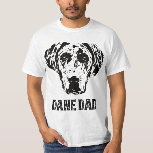 Mens Dane Dad - Great Dane Dad T-Shirt (Vorderseite)