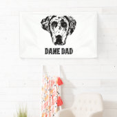 Mens Dane Vater - Großer Dane Vater Banner (Insitu)