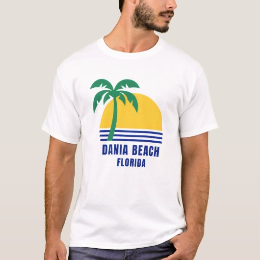 Men's Dania Beach Florida T-Shirt (Vorderseite)