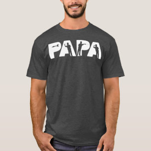 Mens Dart Papa Dart Vater Fathers Day Gift T-Shirt