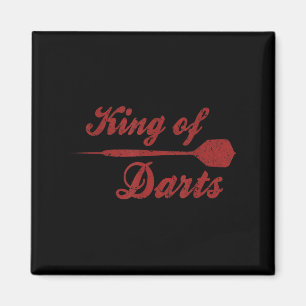 Mens Dart Player Cool zitieren den Dartkönig Magnet