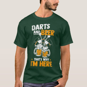 Mens Dart Player Cool zitieren den Dartkönig T-Shirt
