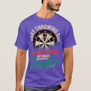 Mens Dart wirft Vater wie einen normalen Vater, ab T-Shirt